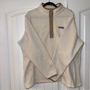 EUC women’s Columbia snap pull over cream 2x